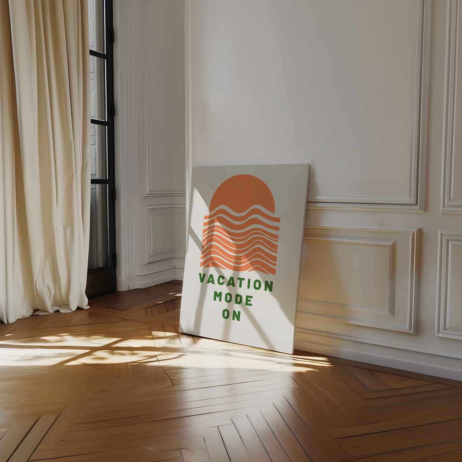 Vakantiemodus Aan Kunstwerk-canvas-dibond-plexiglas-wanddecoratie-WallArtistic
