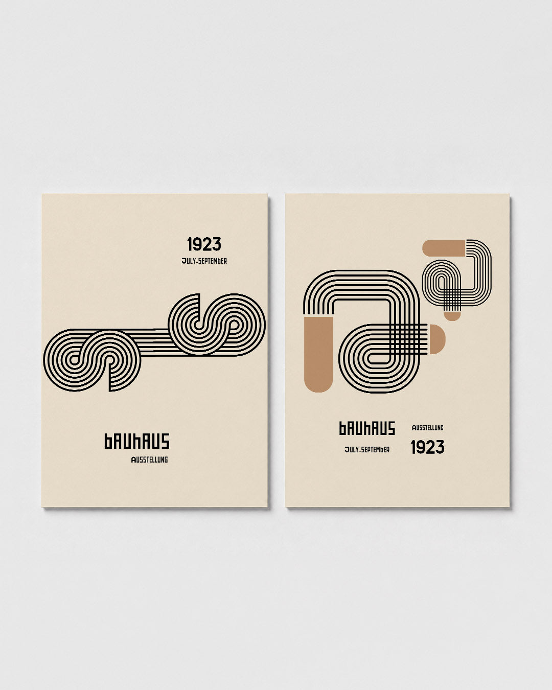 Lijnenspel en kleur Posterset