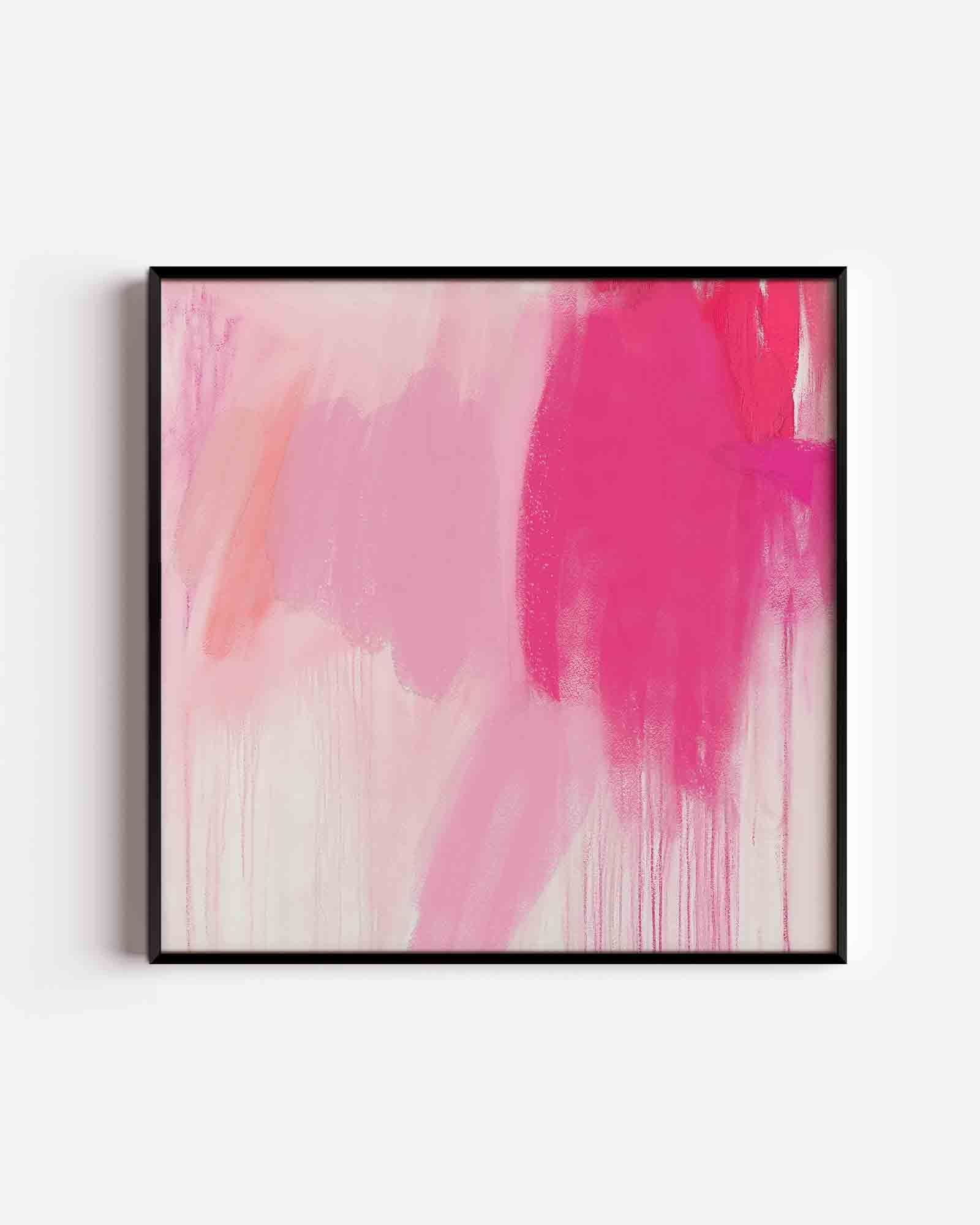 Roze tinten Poster