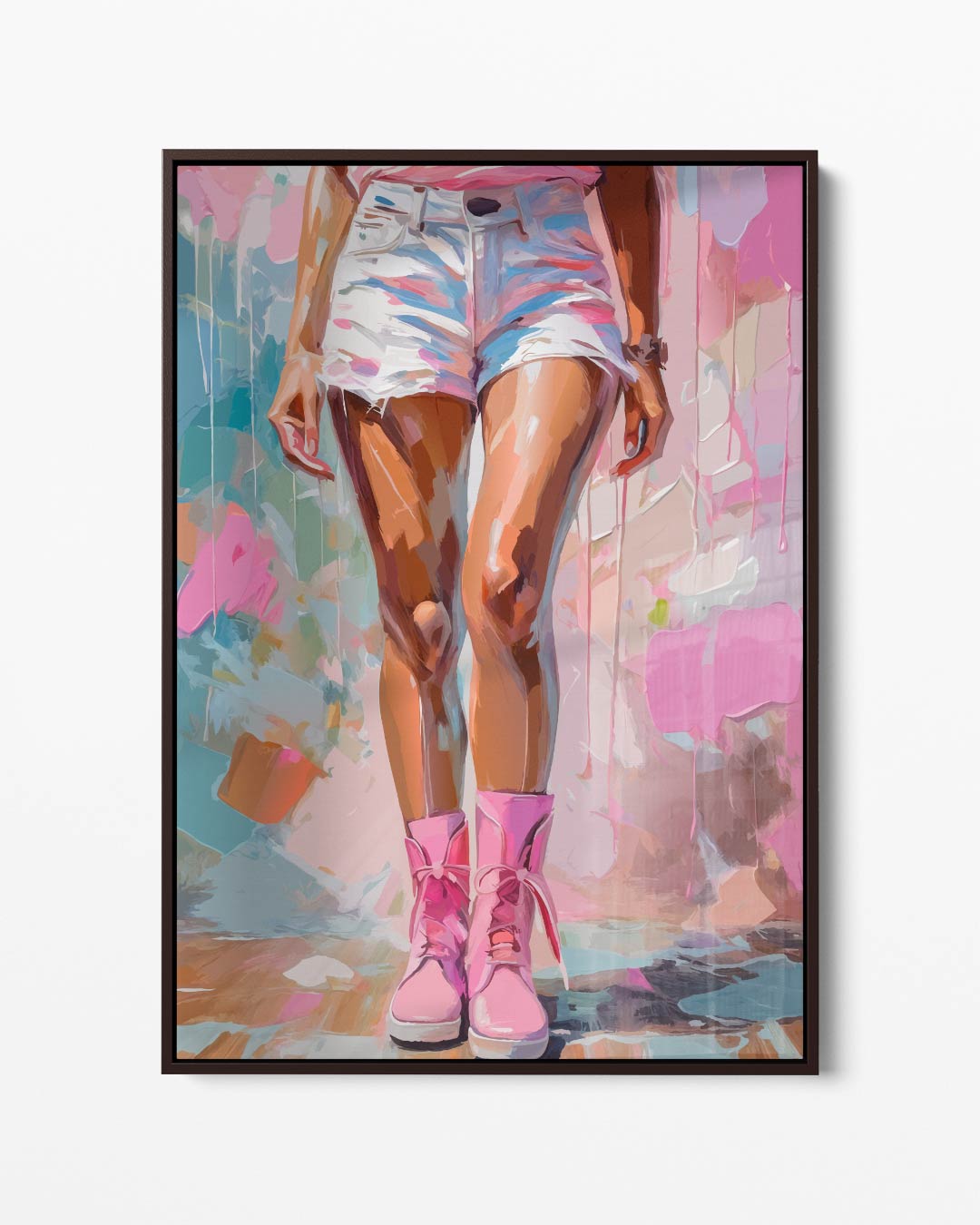 Stijlvolle Street Art Vibes Kunstwerk-canvas-dibond-plexiglas-wanddecoratie-WallArtistic