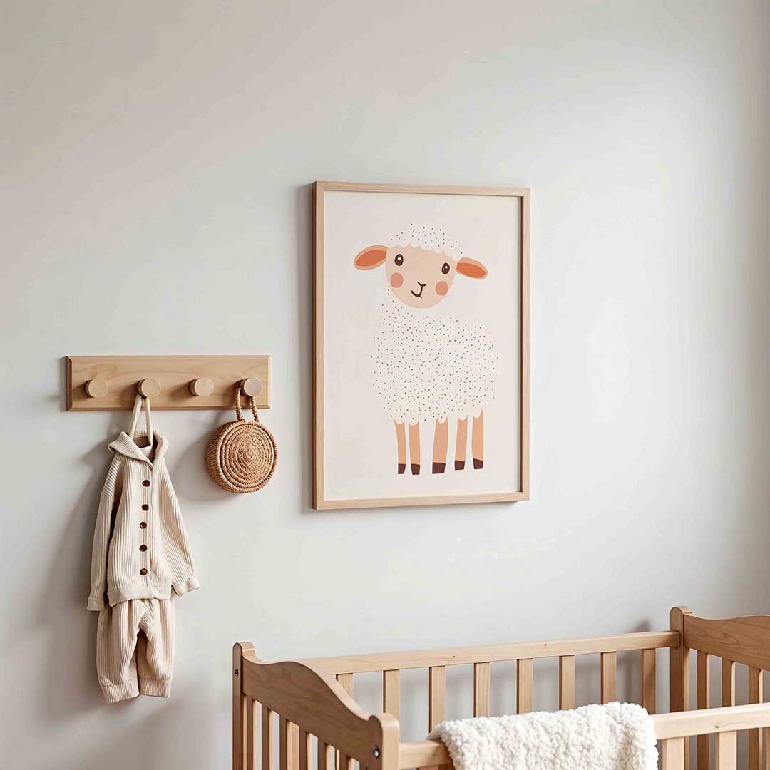 Schattig schaap Poster
