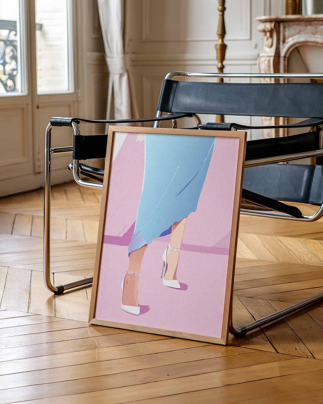 Elegante Stijvolle Schoenen Poster