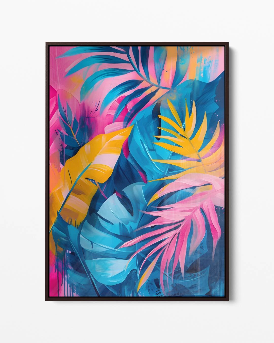 Tropische Droom in Kleur Kunstwerk-canvas-dibond-plexiglas-wanddecoratie-WallArtistic