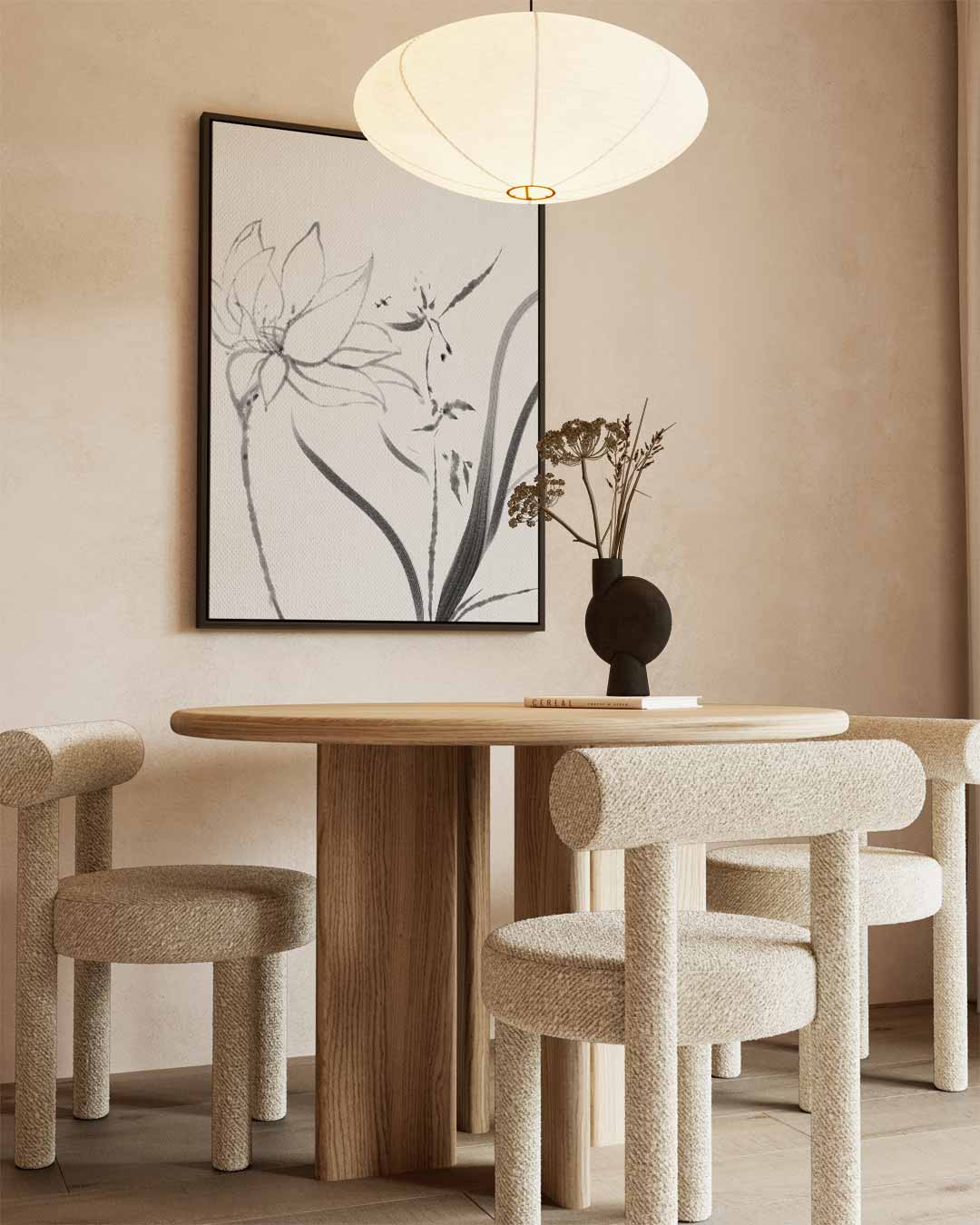 Zen Bloemenpracht Kunstwerk-canvas-dibond-plexiglas-wanddecoratie-WallArtistic