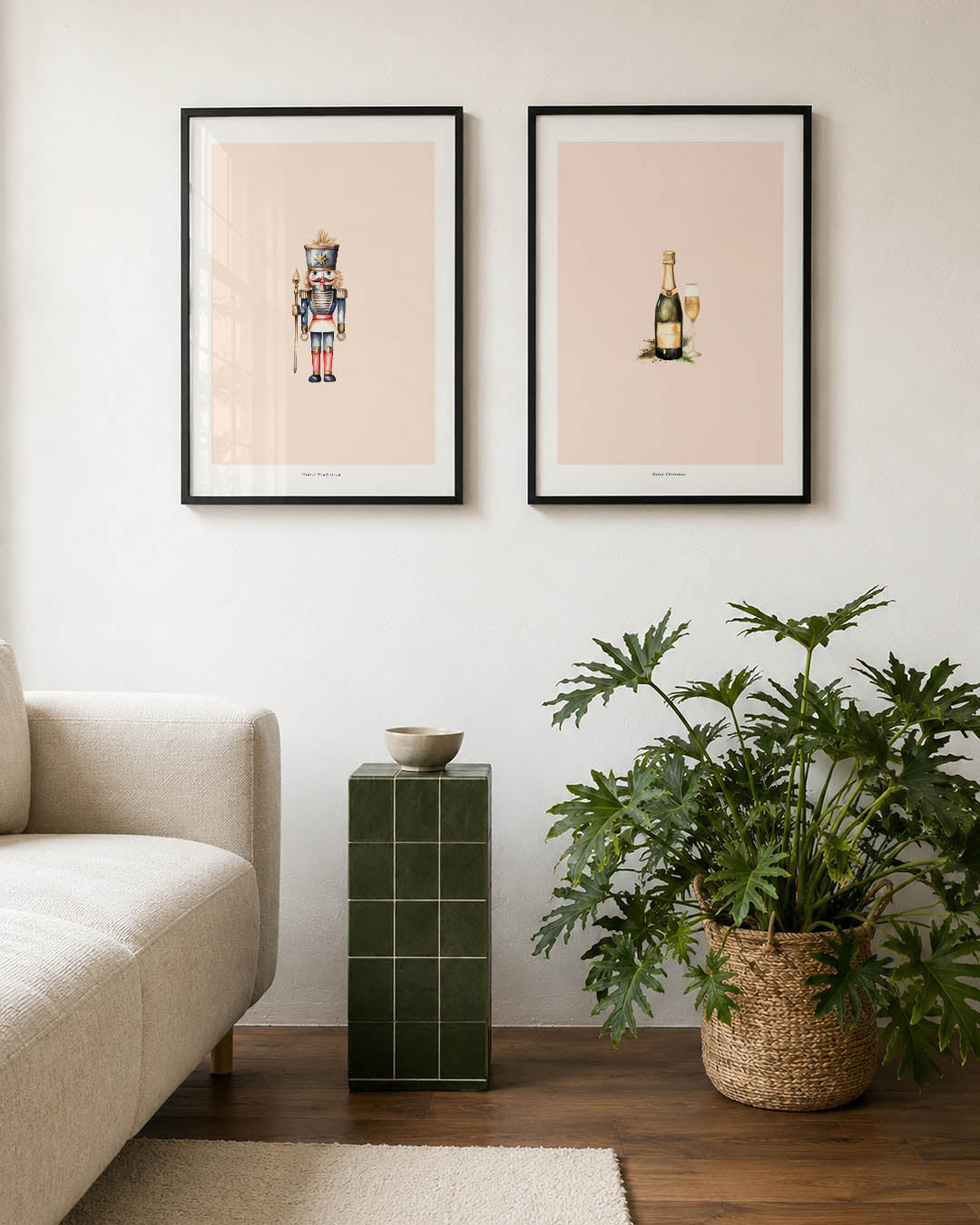 Kleurrijke speelgoedfiguur Posterset
