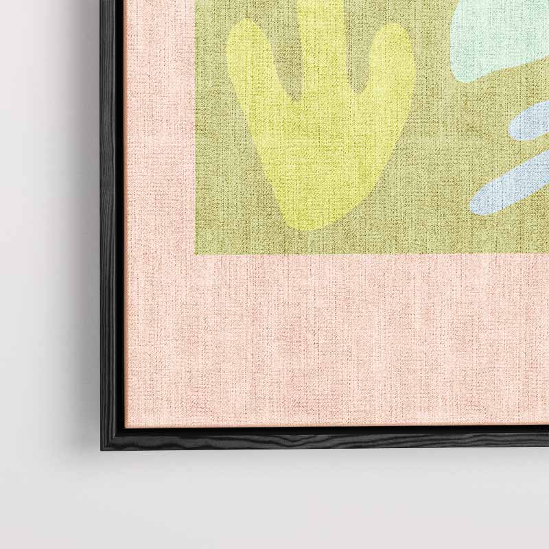 Speelse Pastelvormen Kunstwerk-canvas-dibond-plexiglas-wanddecoratie-WallArtistic