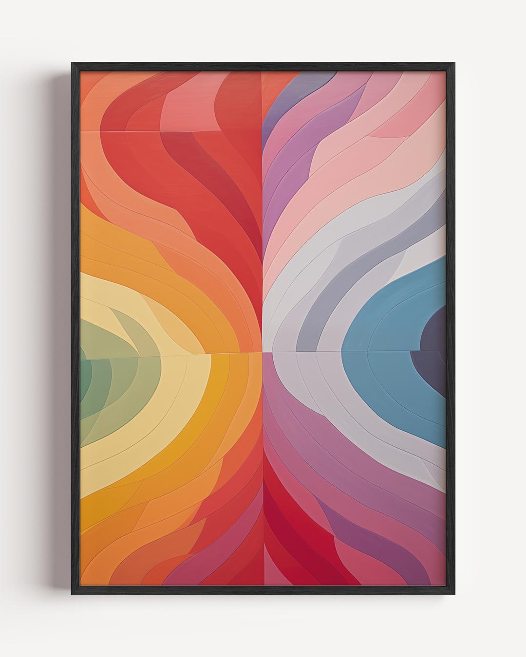 Kleurenexplosie Wandposter-WallArtistic
