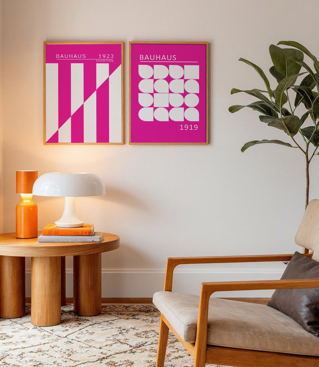 Kleurvlakken en lijnen Posterset