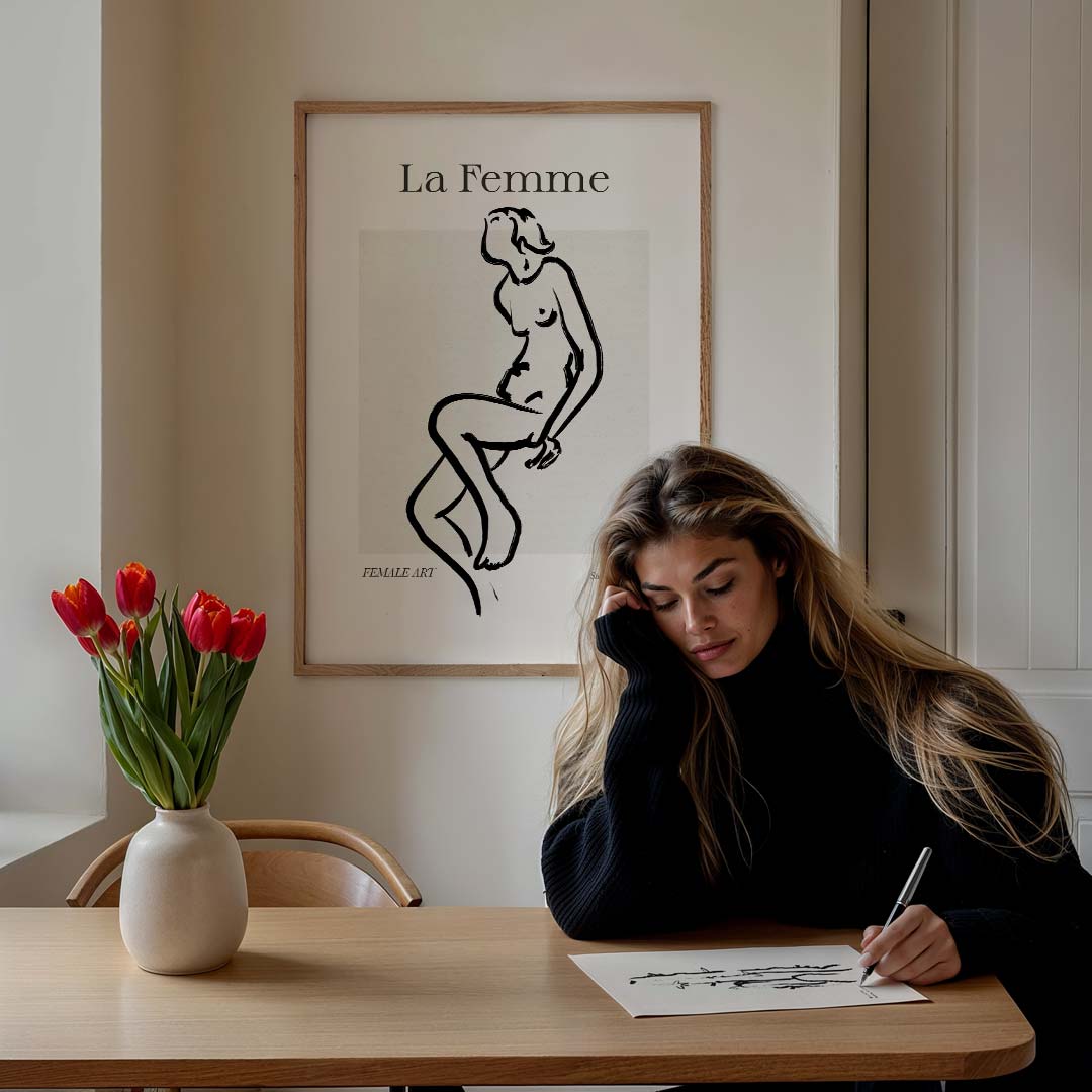 La Femme Elegantie Poster-WallArtistic