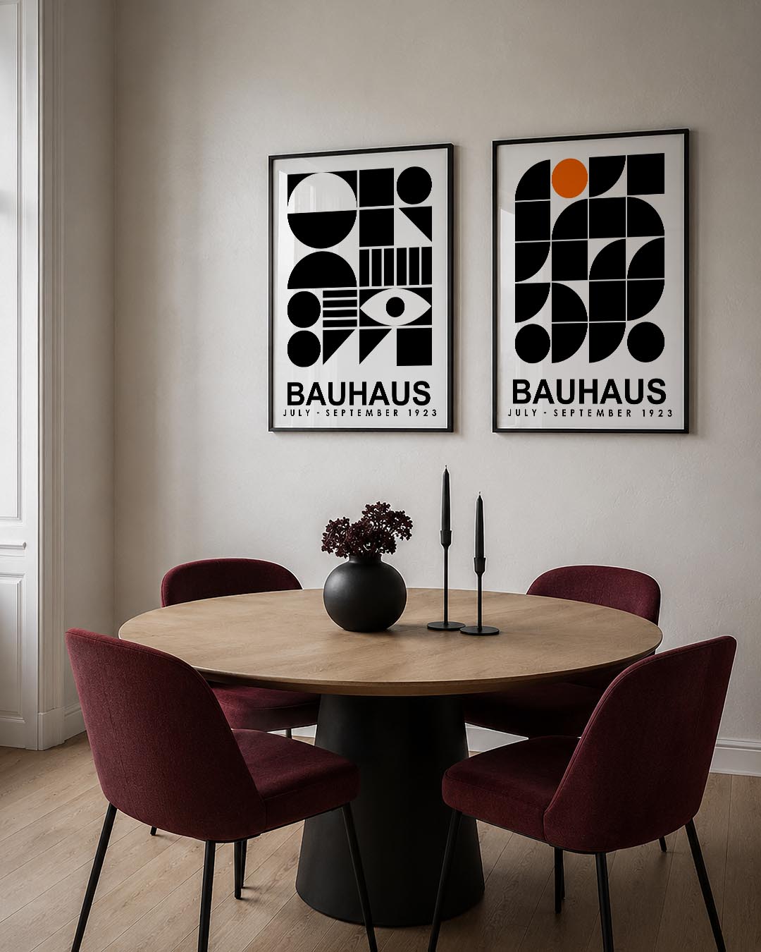 Vormen en vlakken Posterset