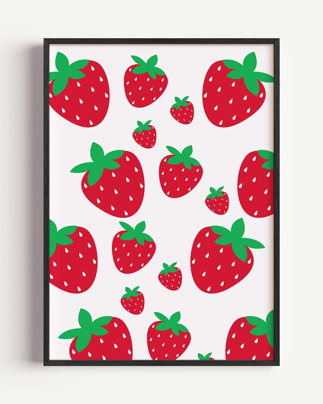 Zoete Aardbeien Behangposter
