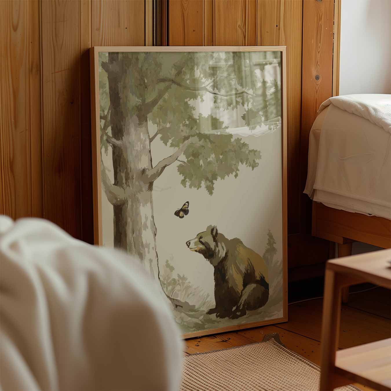 Berengroet in het Bos Poster