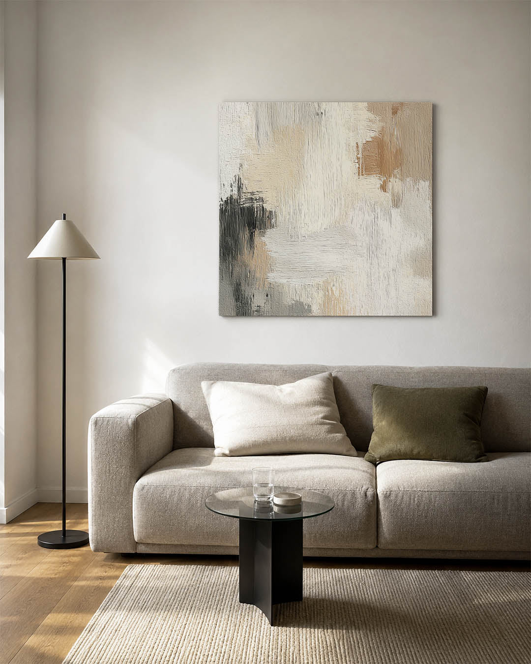 Zachte kleuren harmonie Kunstwerk
