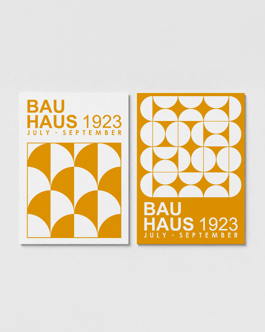 Halfronde ritmes Posterset