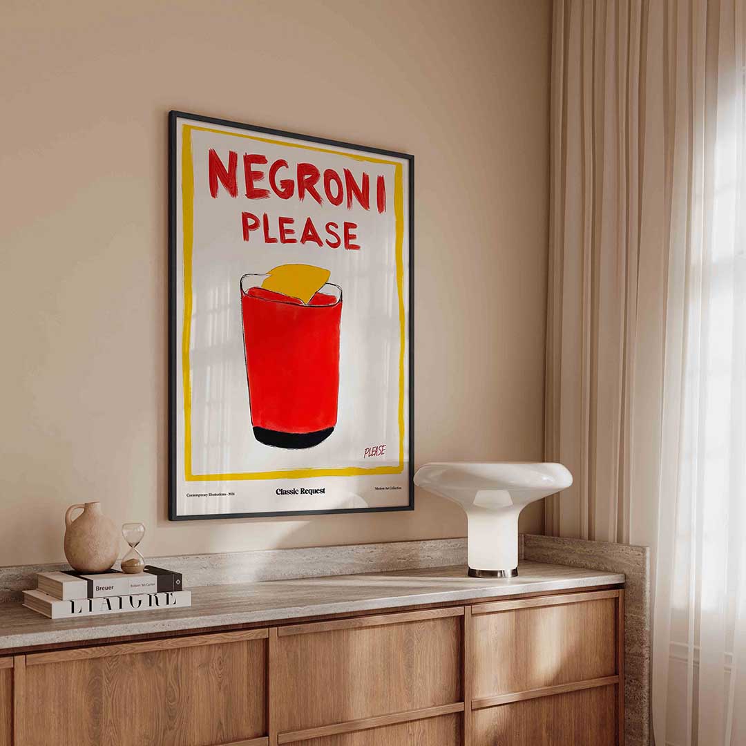 Negroni please Poster