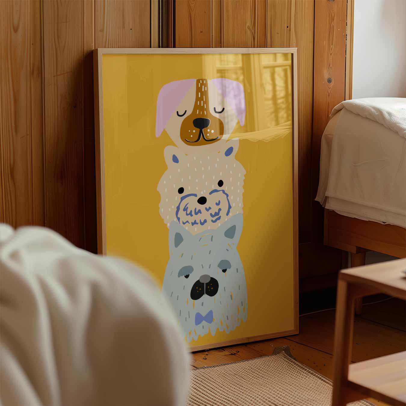 Schattige Honden Trio Poster