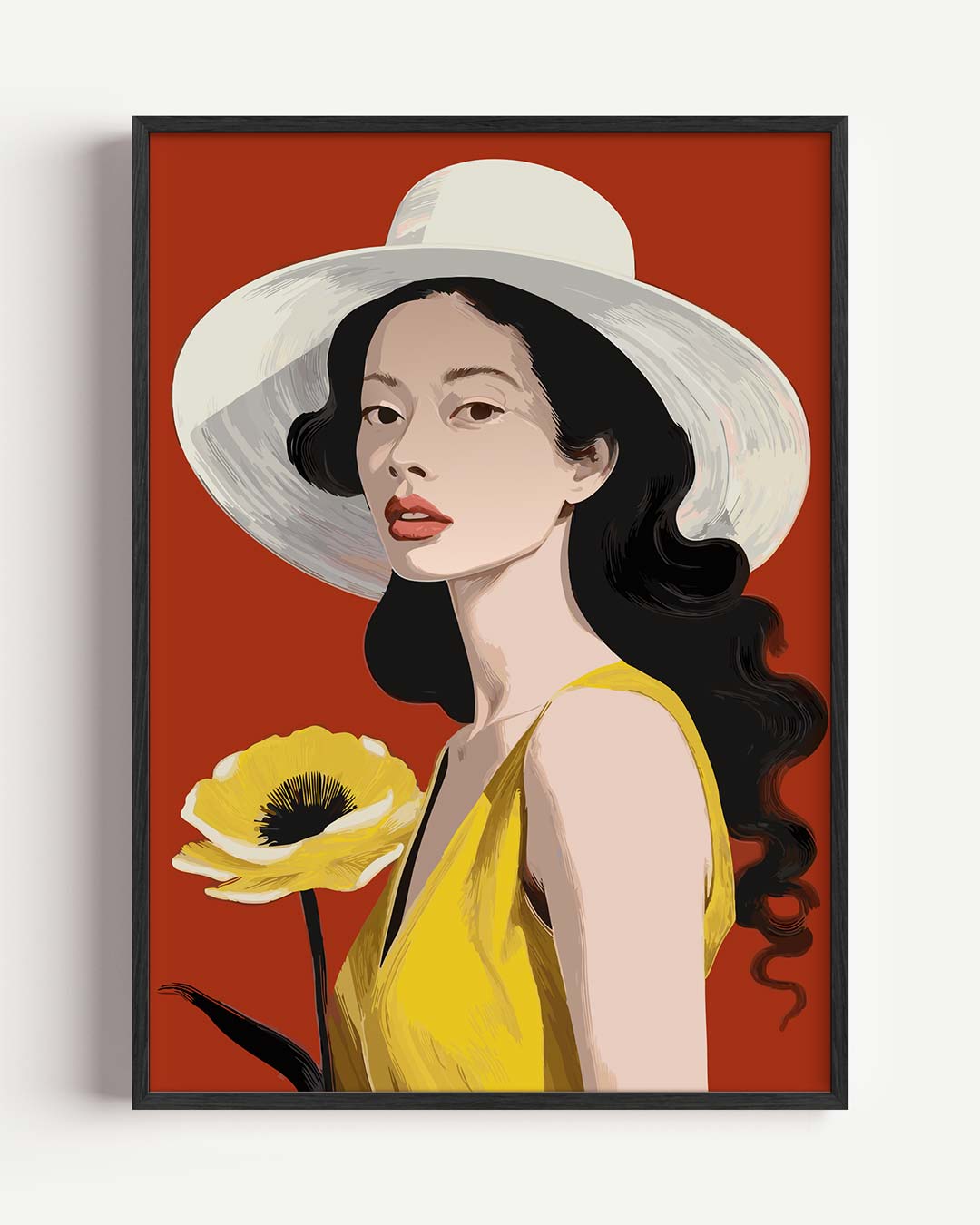 Vrouwelijke Elegantie Poster