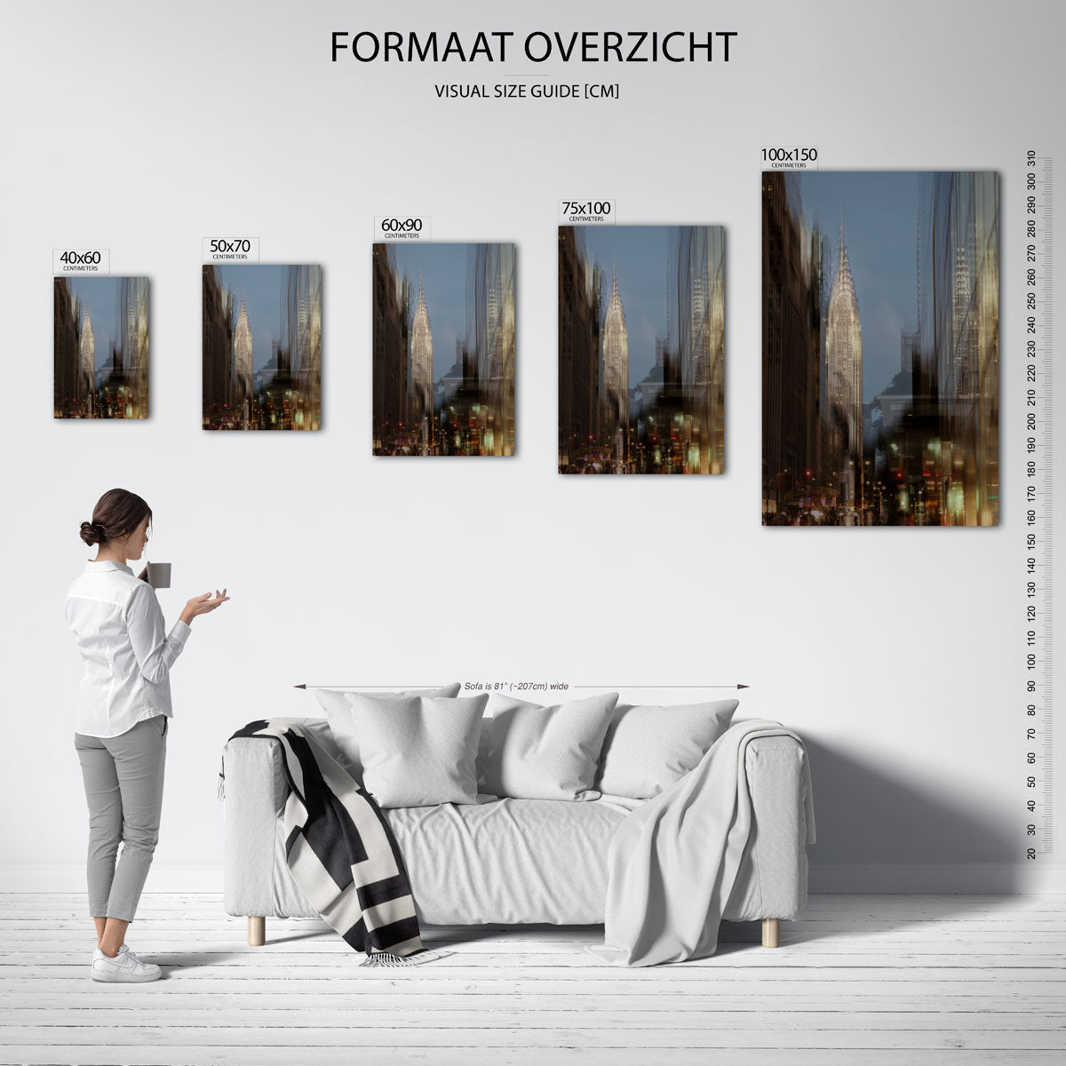 Stedelijke reflecties Kunstwerk