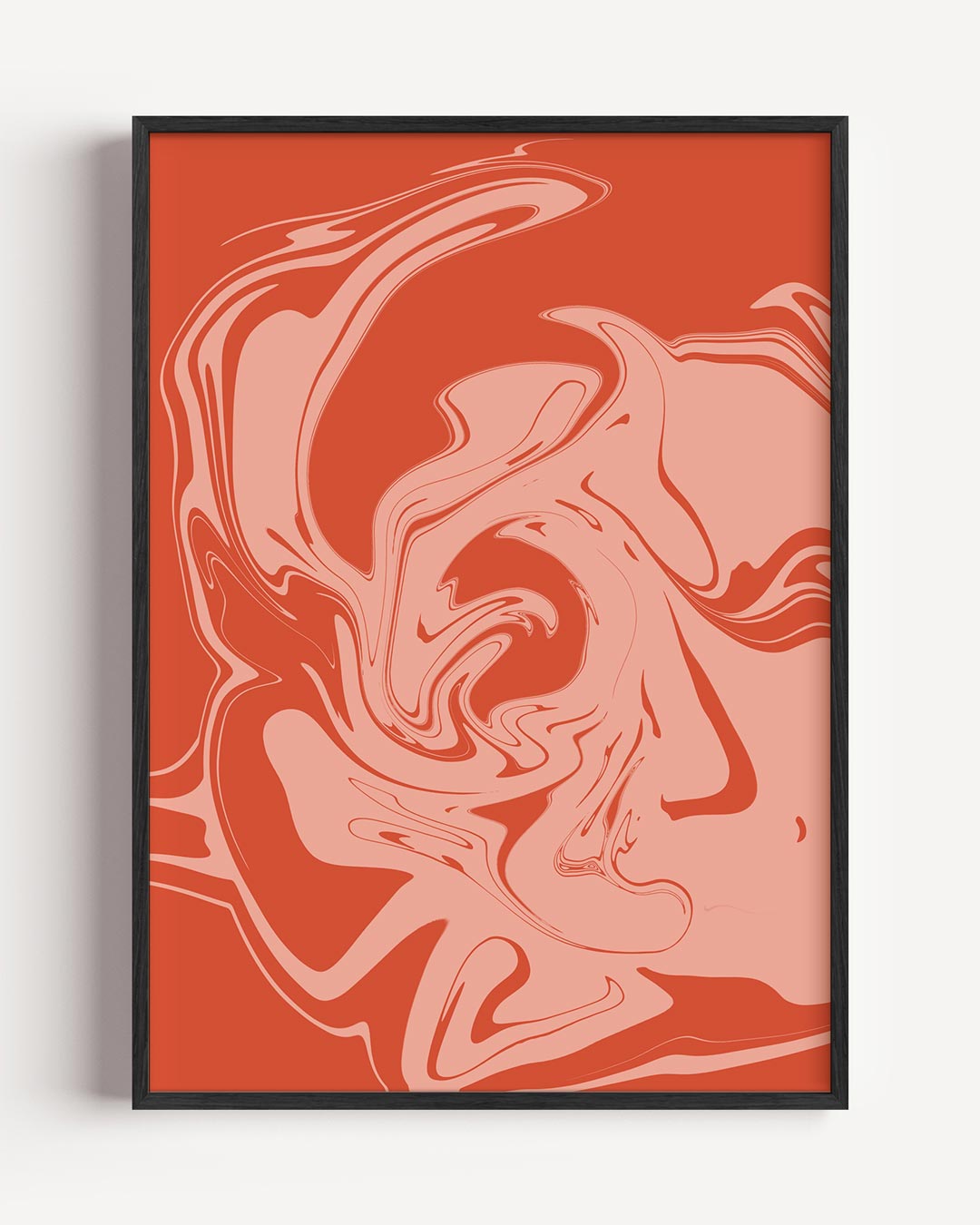 Vloeiende Dromen Abstracte Poster-WallArtistic