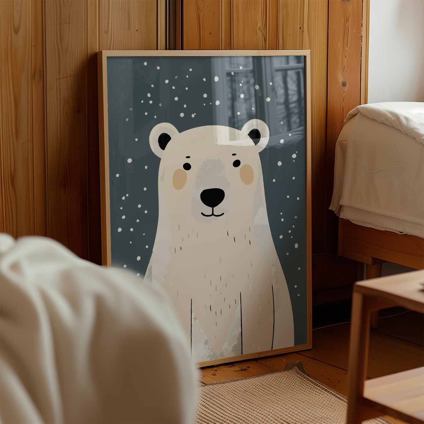 Schattige IJsbeer Poster
