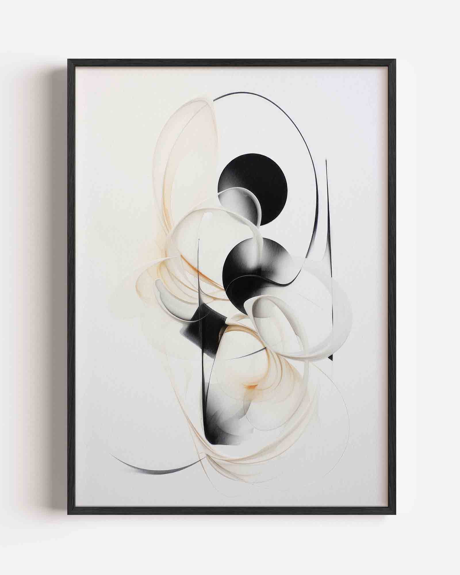 Abstracte vormen Poster