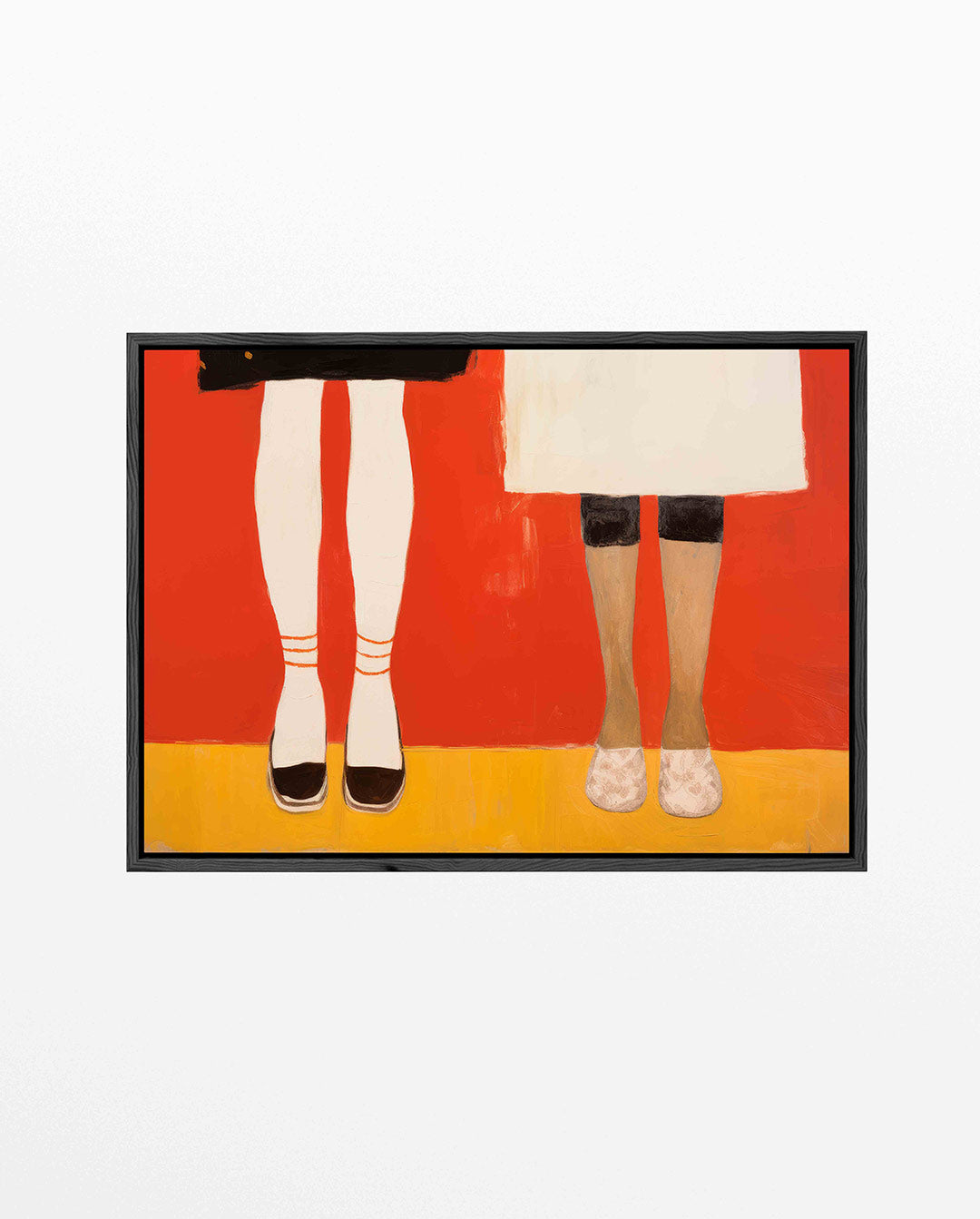 Kleurrijke benen Kunstwerk