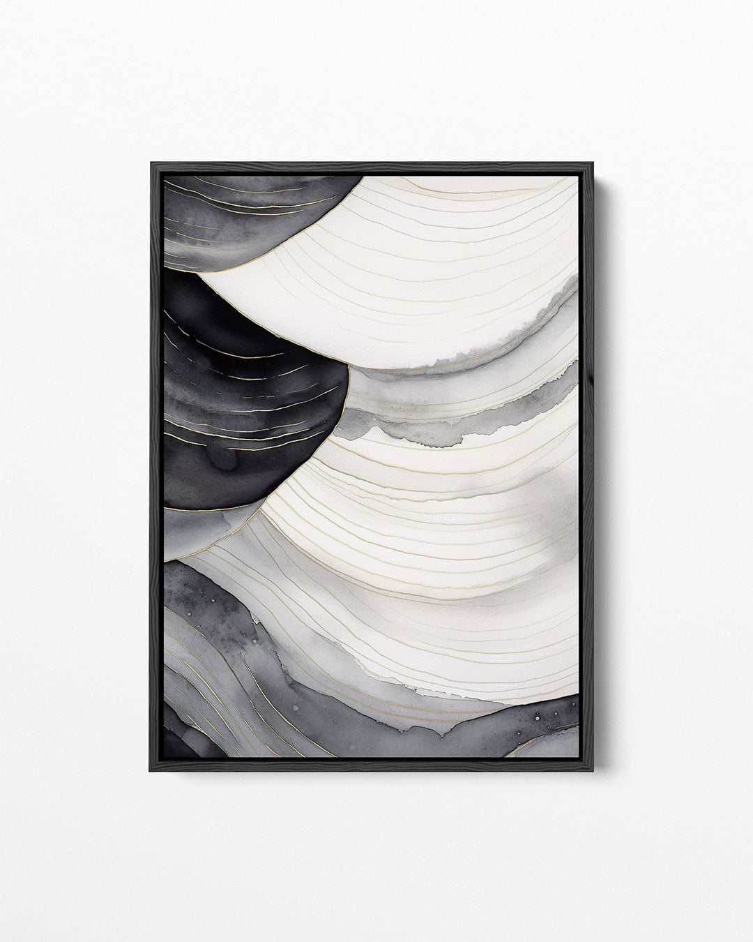 Golvende lijnen compositie Kunstwerk