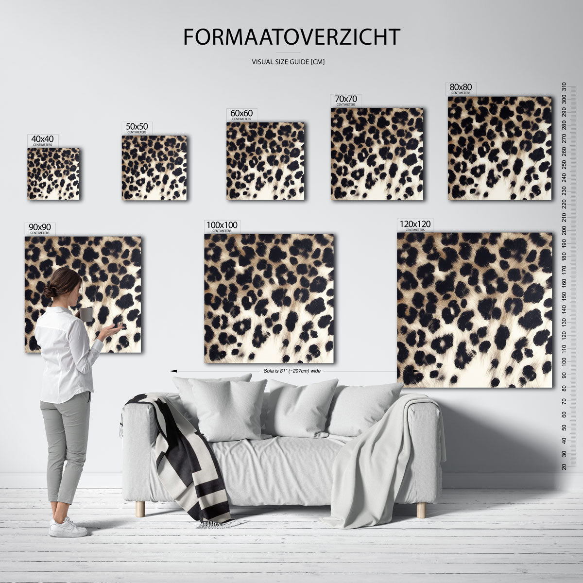 Luipaardprint Poster