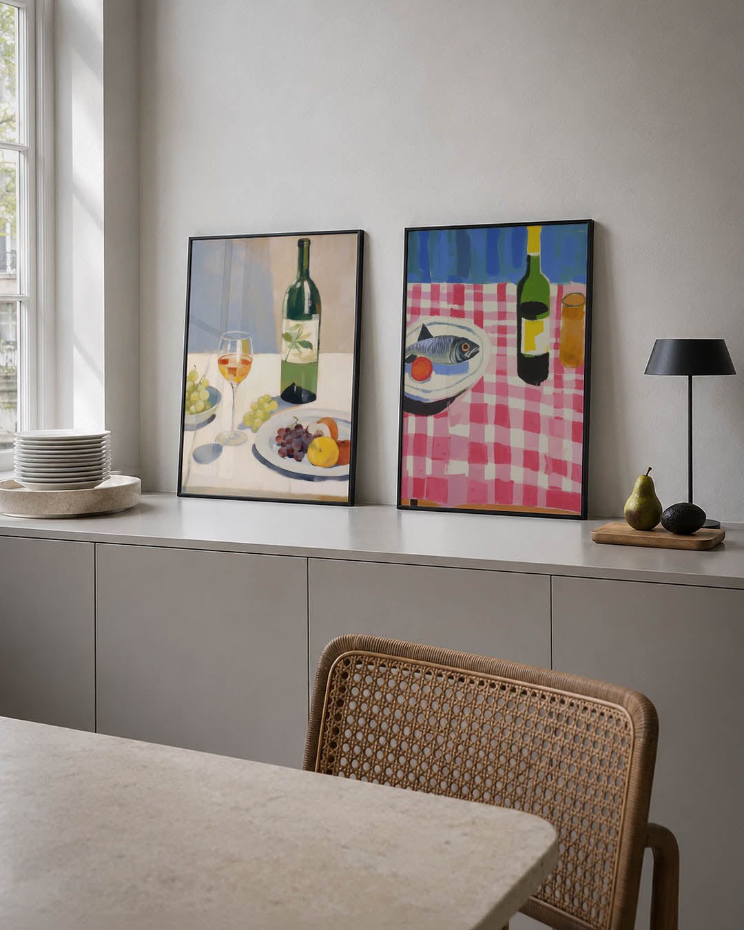 Fruit en fles Posterset