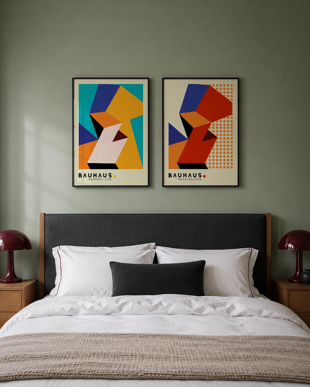 Vormen en kleurvlakken Posterset