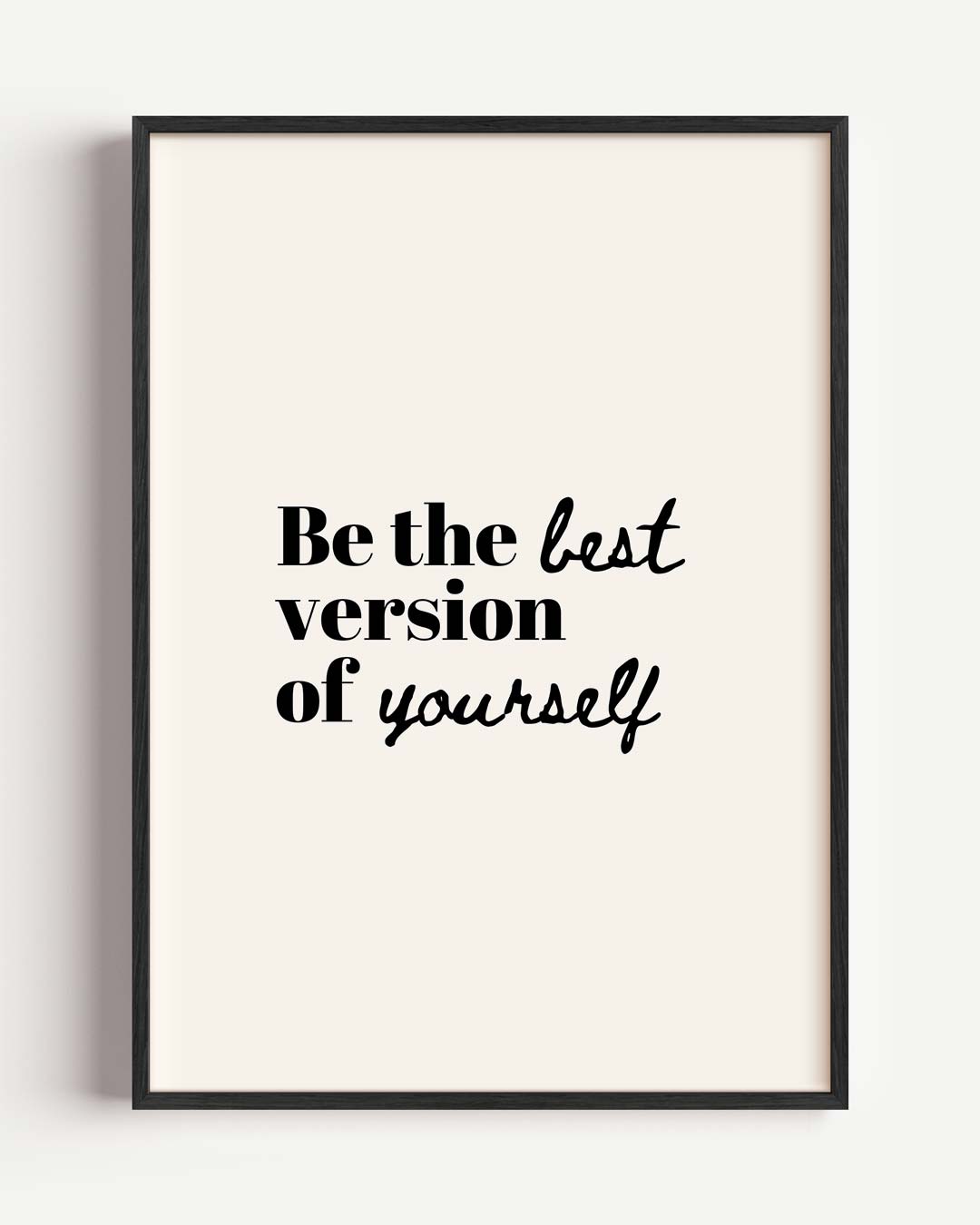 Motiverende Quote Poster