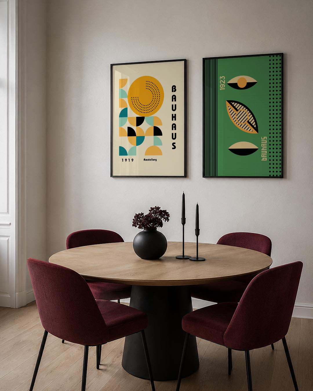 Vormen en kleurvlakken Posterset
