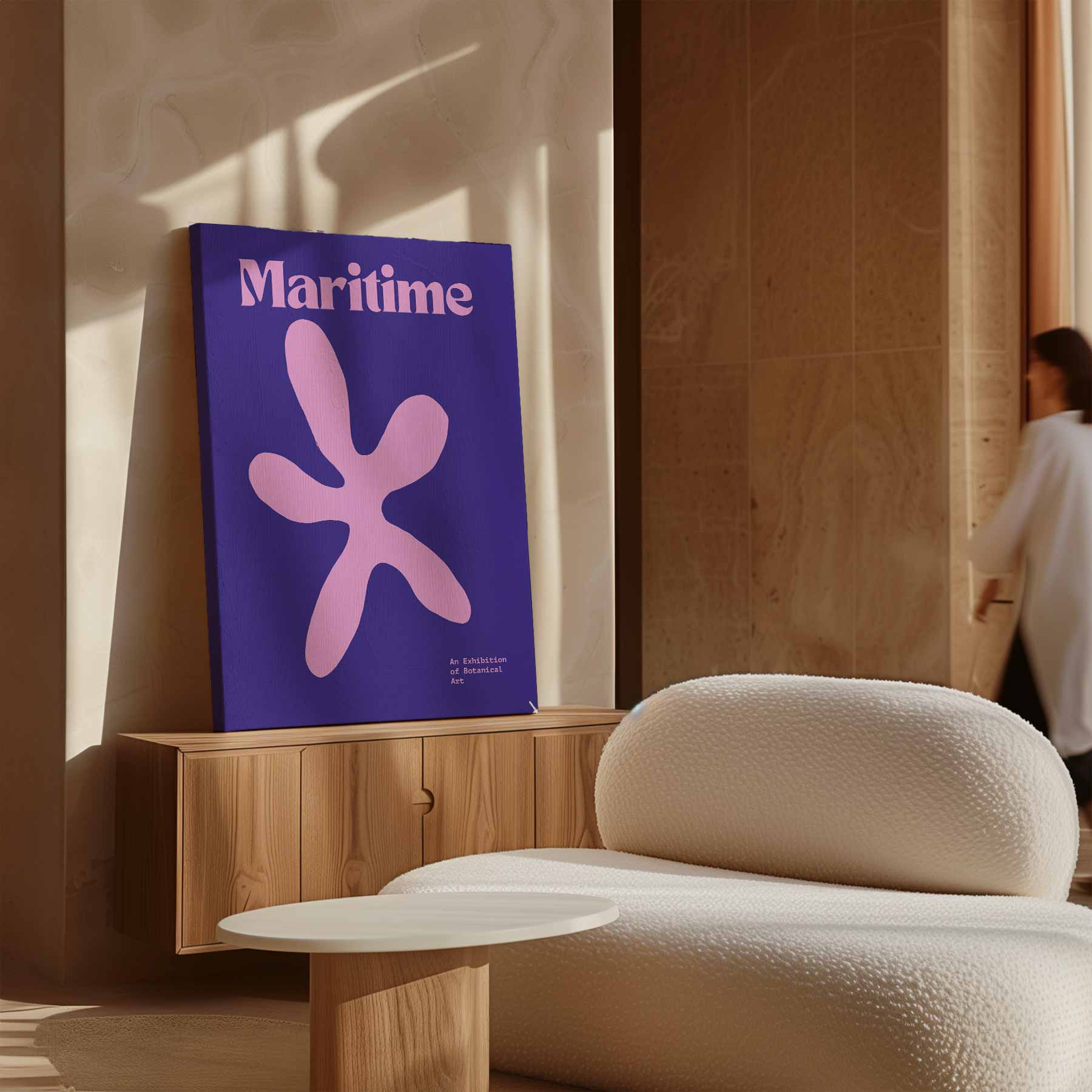 Maritieme Bloem Kunstwerk-canvas-dibond-plexiglas-wanddecoratie-WallArtistic