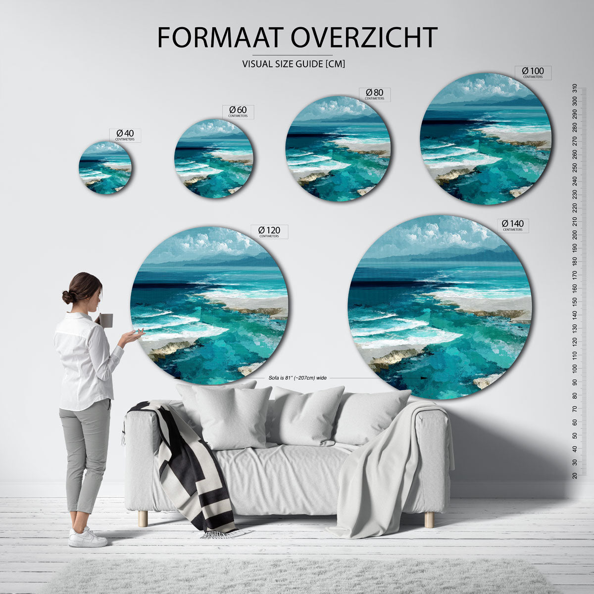 Zeezicht Muurcirkel