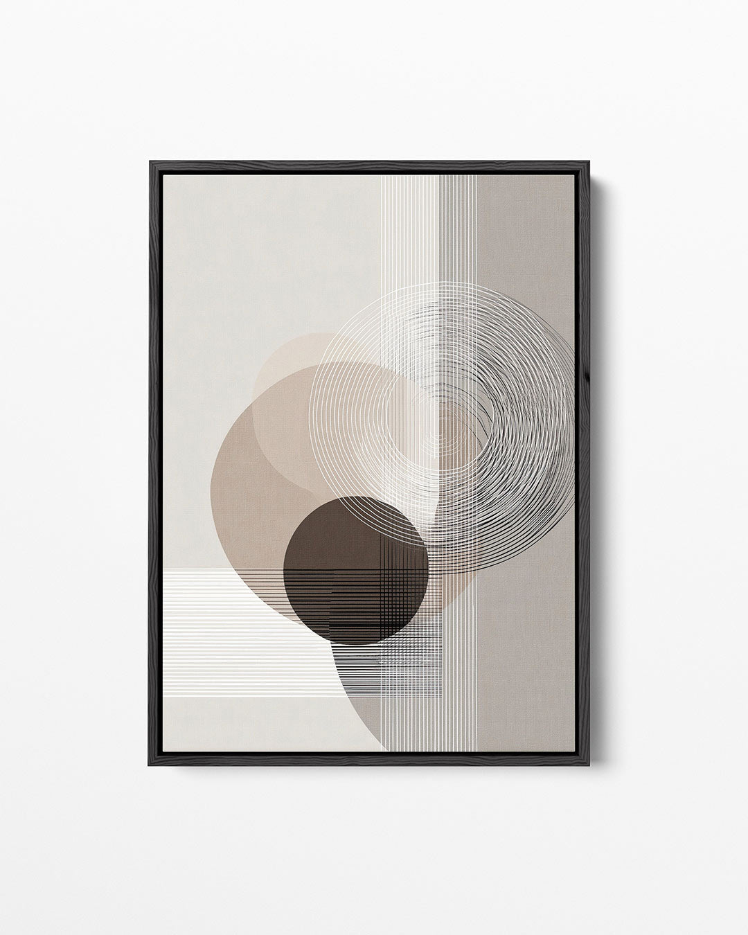 Geometrische cirkelpatronen Kunstwerk