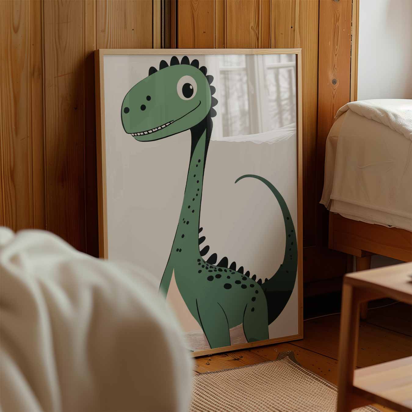 Vrolijke Dino Vriend Poster