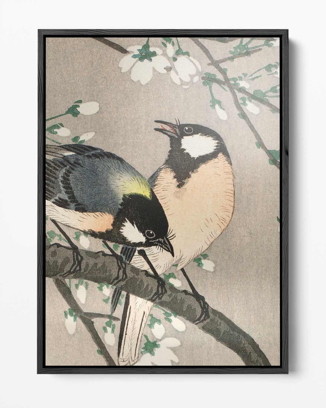 Zingende Vinkjes in de Lente Kunstwerk-canvas-dibond-plexiglas-wanddecoratie-WallArtistic