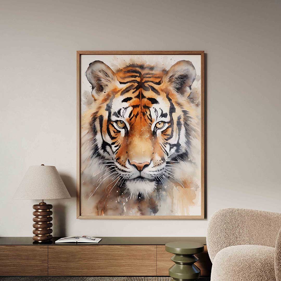 Tijger portret Poster