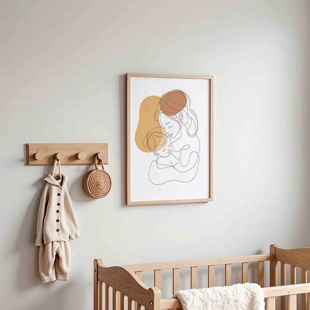 Moeder en kind Poster