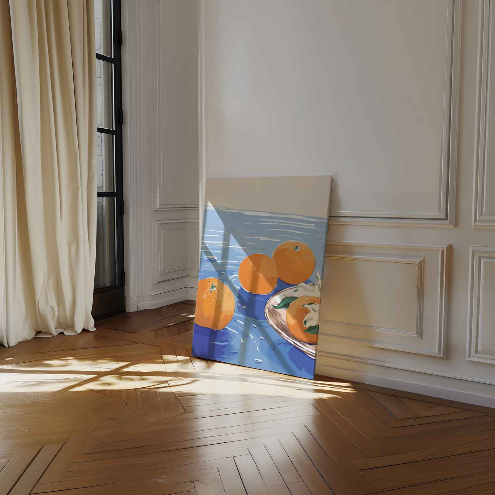 Zomers Citrus Geluk Kunstwerk-canvas-dibond-plexiglas-wanddecoratie-WallArtistic