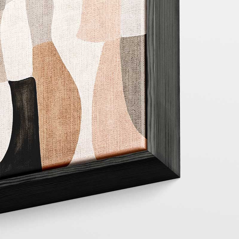 Aardse Abstractie Kunstwerk-canvas-dibond-plexiglas-wanddecoratie-WallArtistic