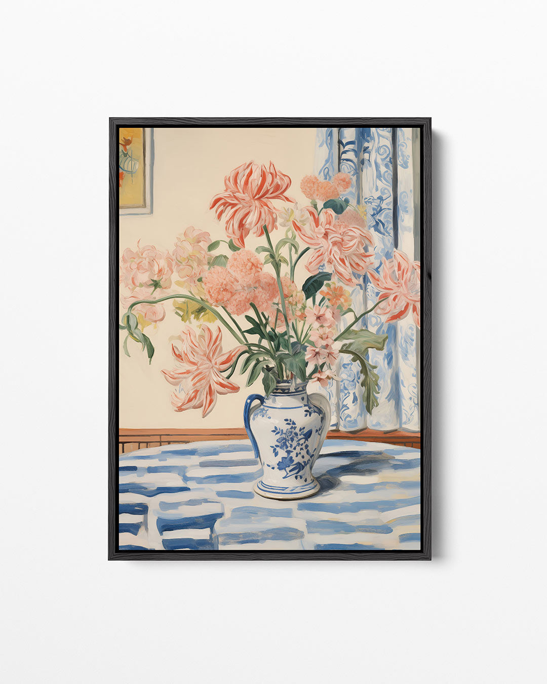 Bloemen in vaas Kunstwerk