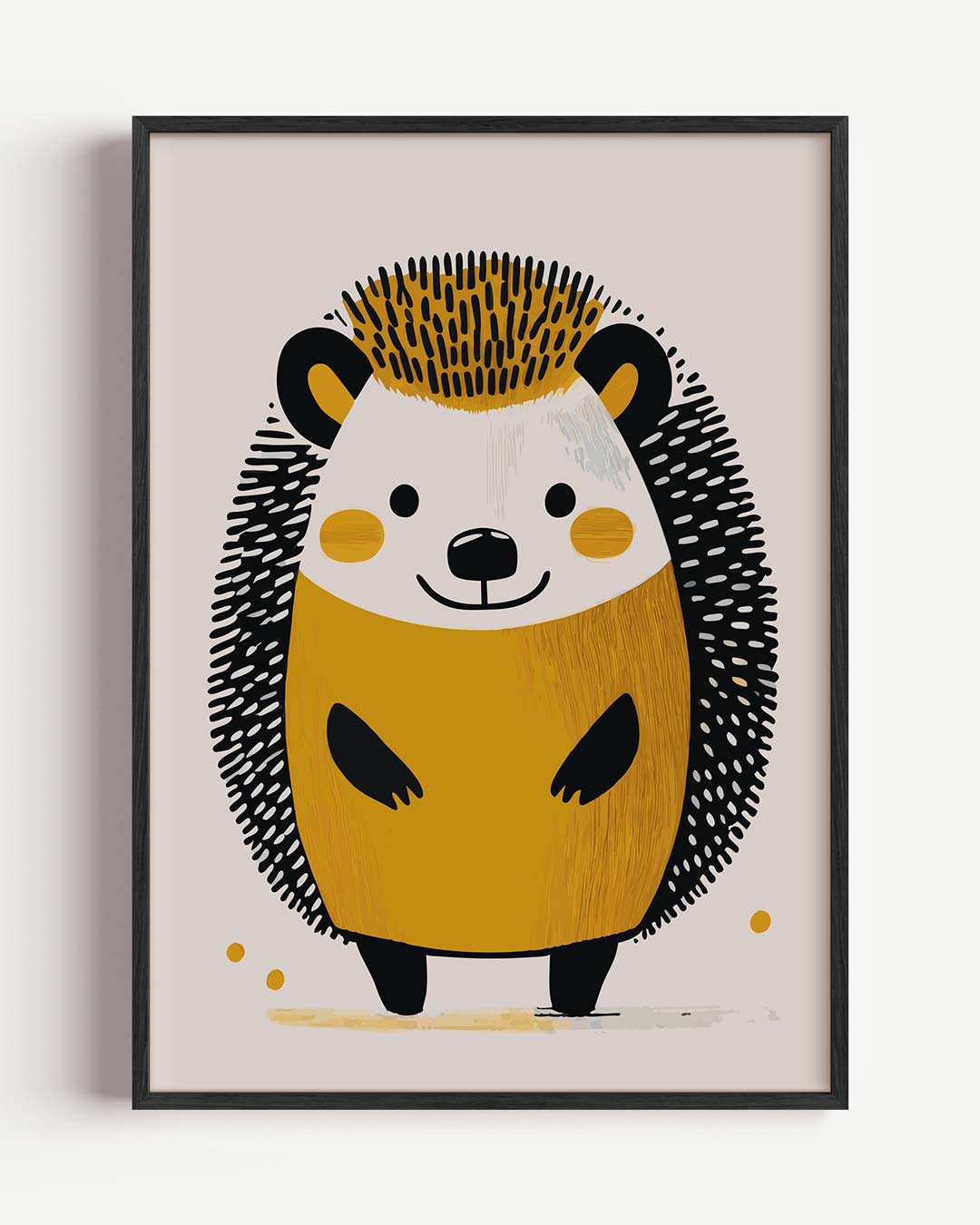 Schattige Egel Illustratie Poster