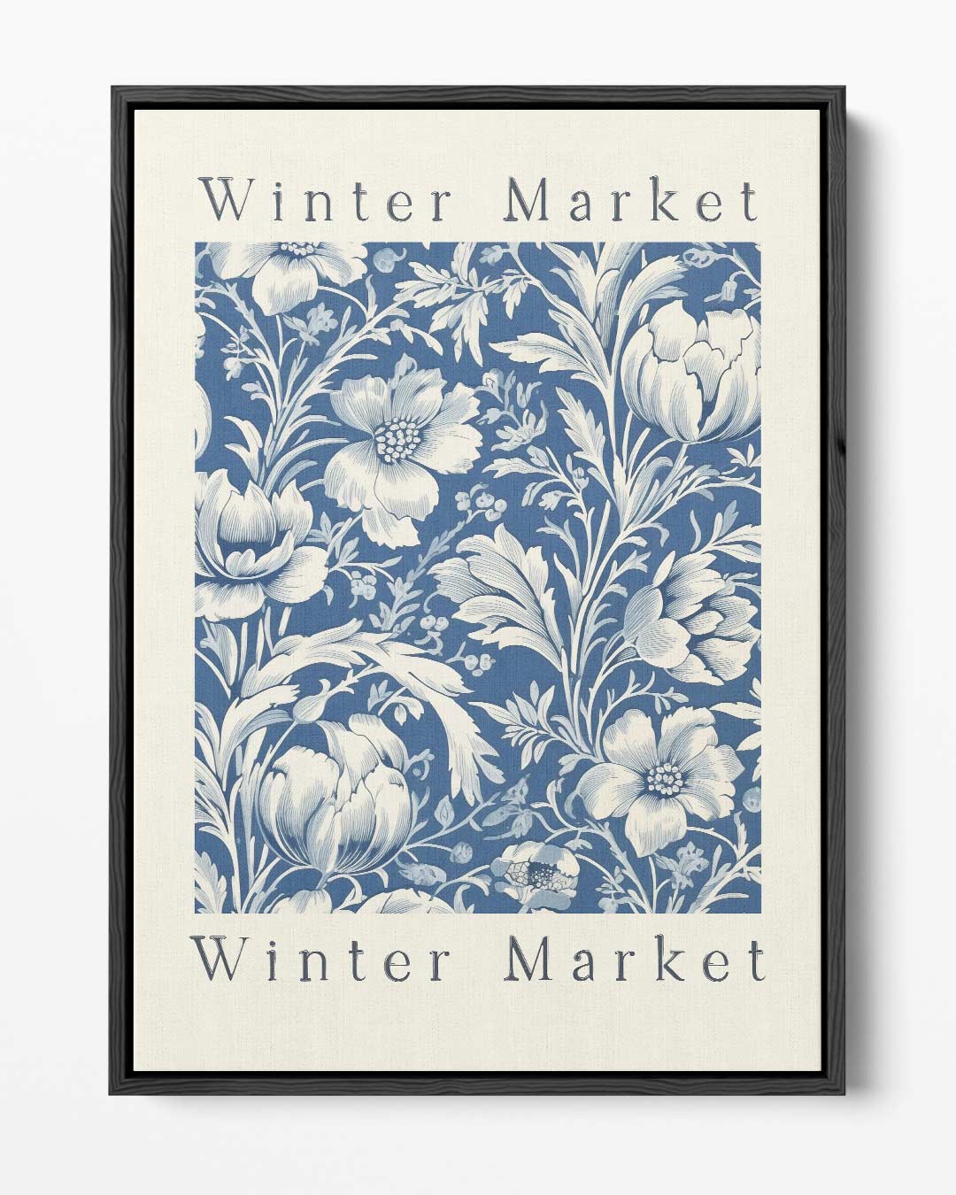 Winterse Bloemenpracht Kunstwerk-canvas-dibond-plexiglas-wanddecoratie-WallArtistic