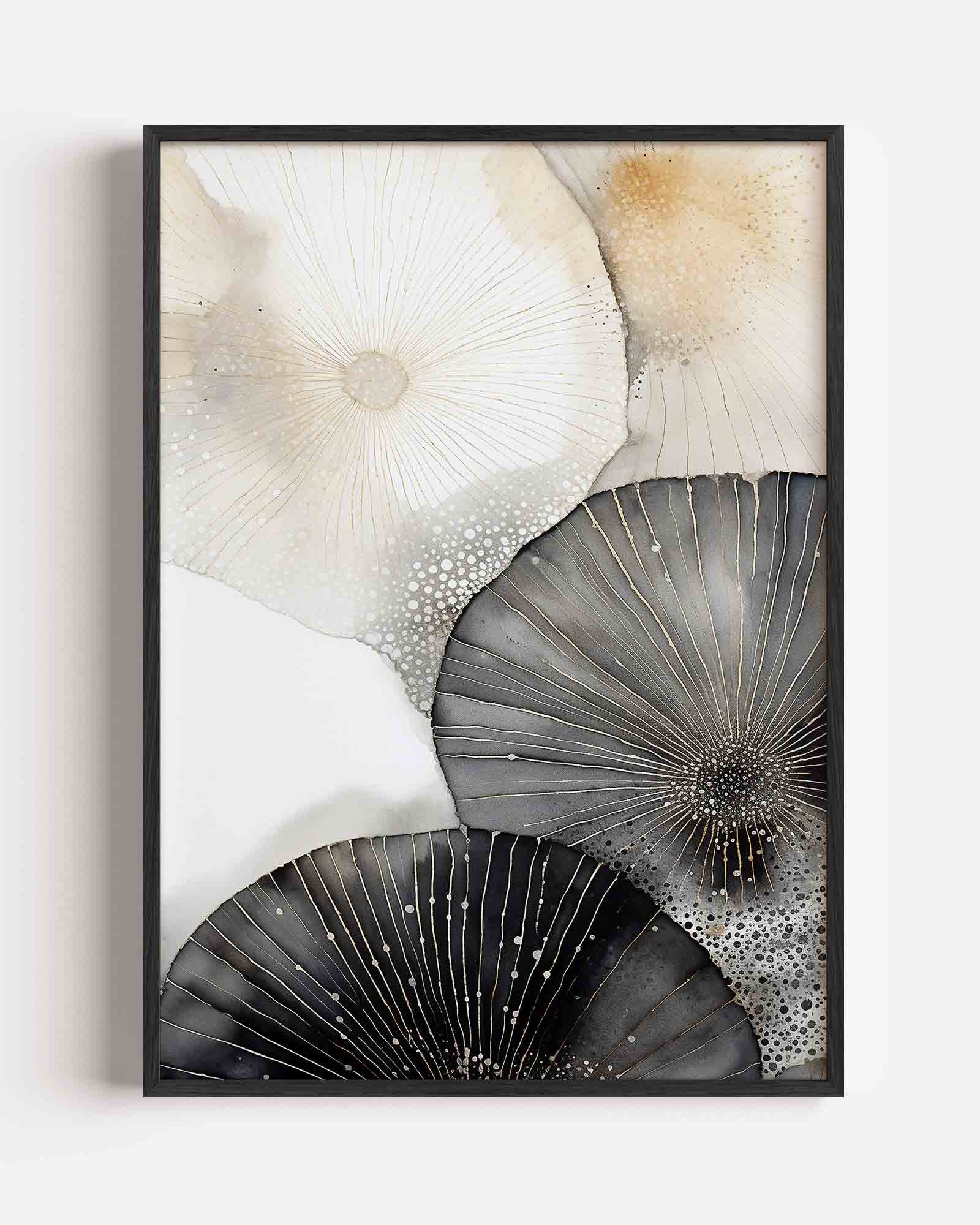 Abstracte cirkels Poster