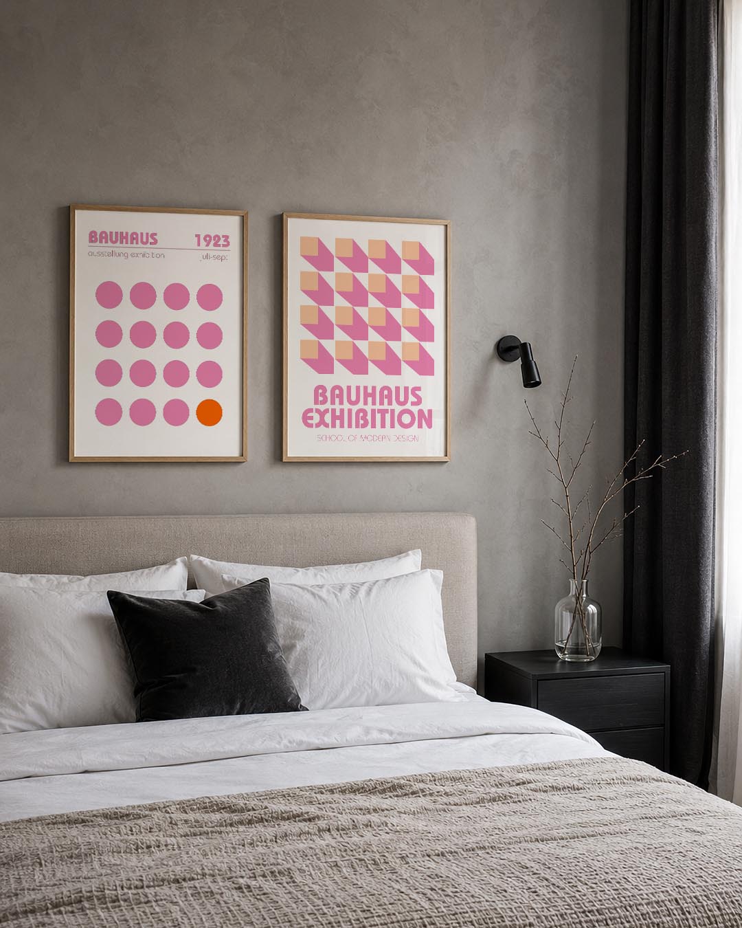 Cirkelpatroon en kleur Posterset