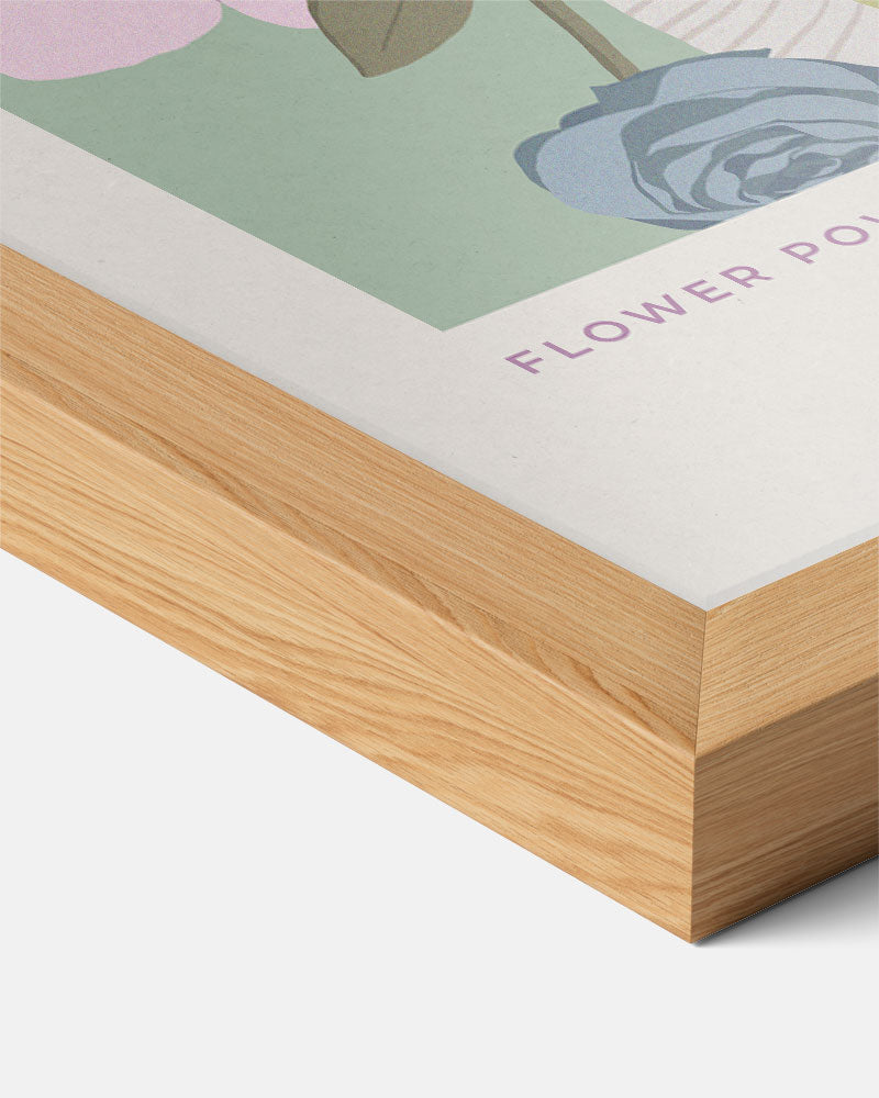 Bloemenpracht Londense Stijl Poster-WallArtistic