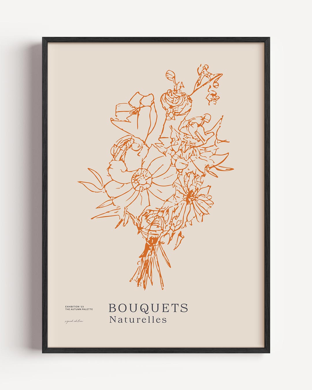 Bloemenboeket Illustratie Poster-WallArtistic