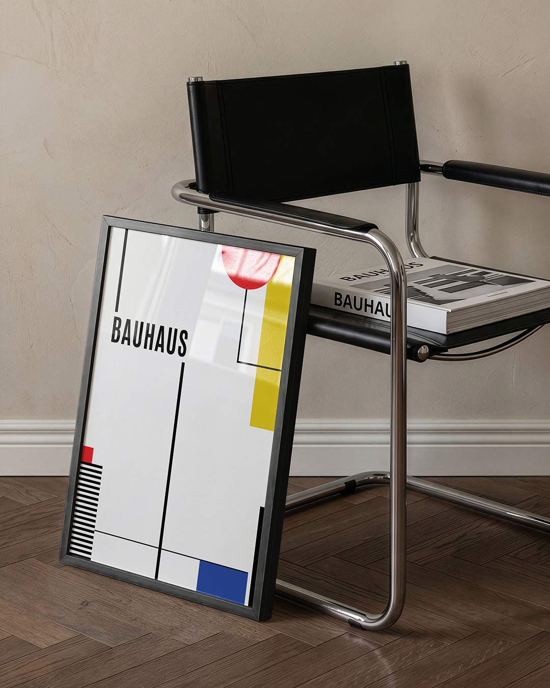 Lijnen en kleurvlakken Poster