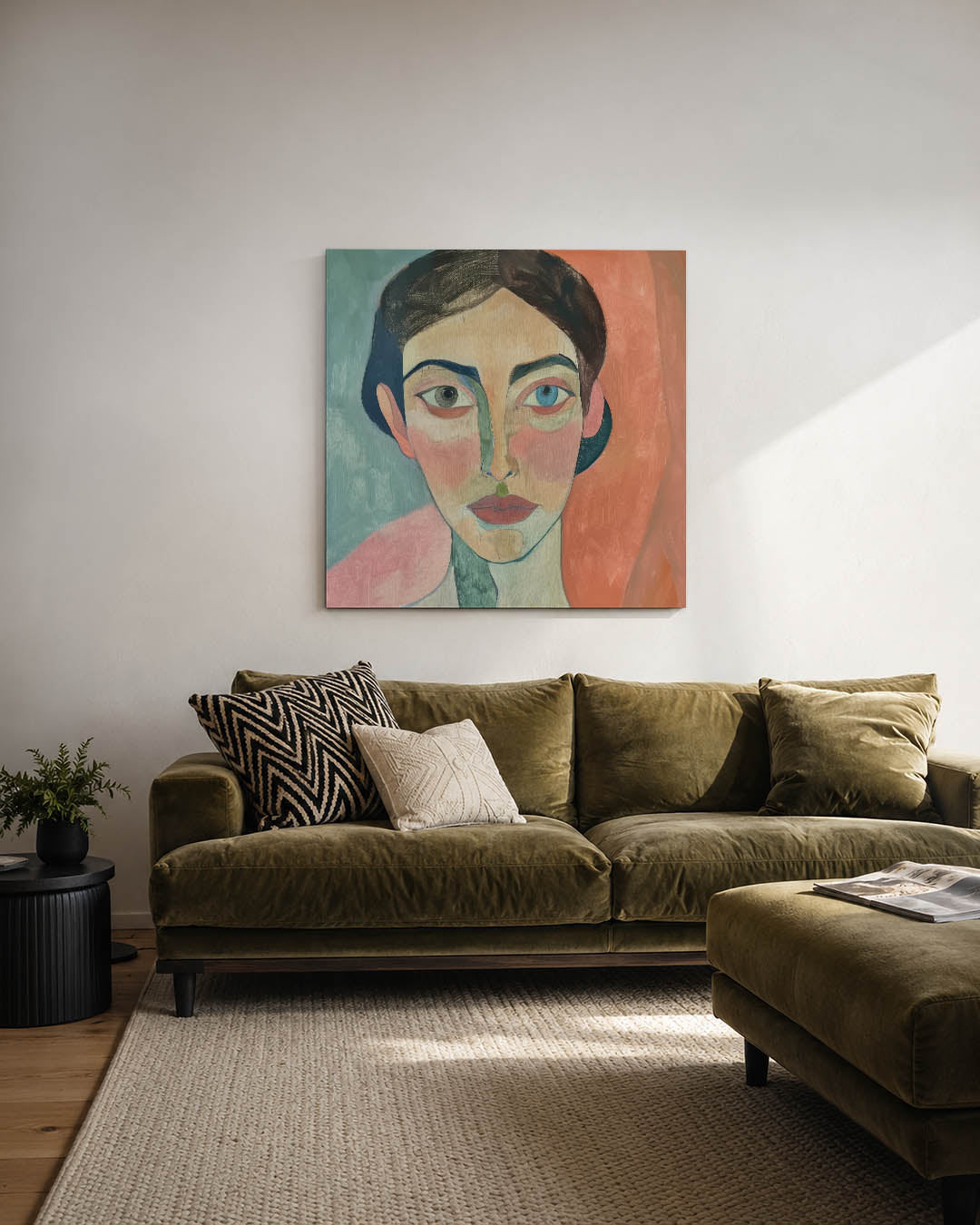 Portretstudie Kunstwerk